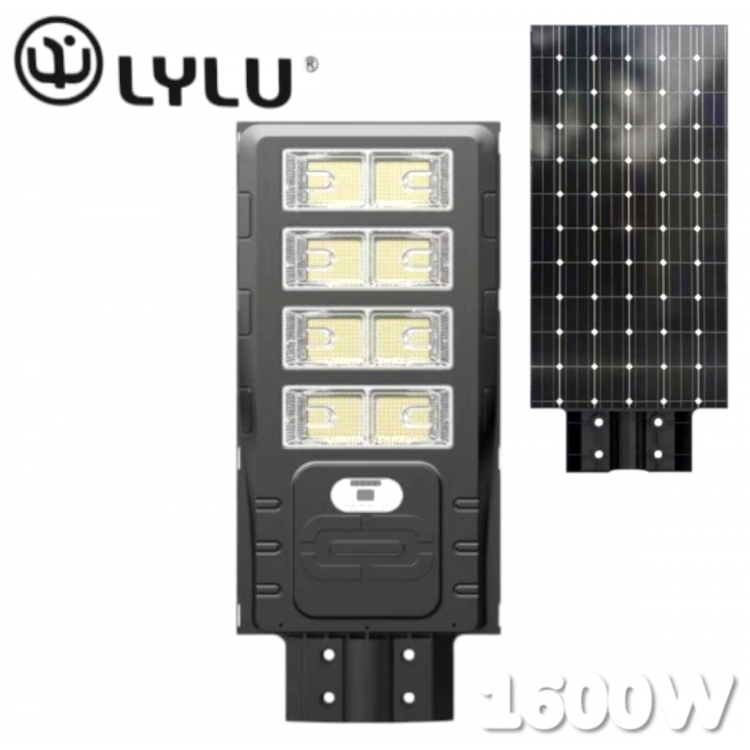 Ηλιακή λάμπα LED δρόμου 1600W LYLU 8 τμημάτων