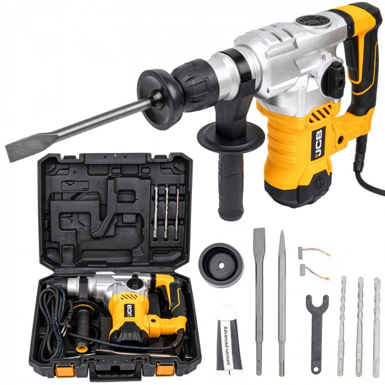 ΗΛΕΚΤΡΙΚΟ ΚΟΜΠΡΕΣΕΡ JCB RH1500-E 1500W SDS-plus 6J