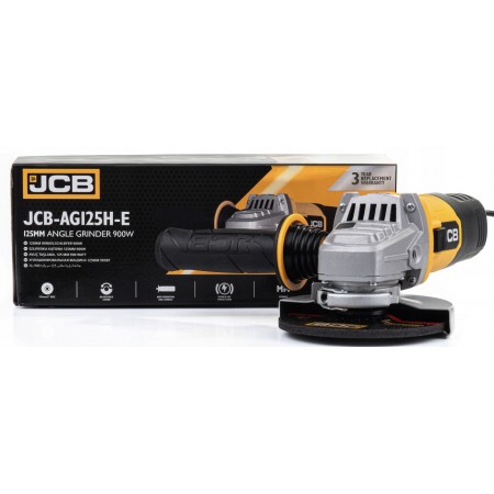 Ηλεκτρικός γωνιακός τροχός JCB AG125H-E 900W 125mm Ηλεκτρικός γωνιακός τροχός JCB AG125H-E 900W 125mm