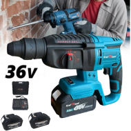 Κρουστικό Σκαπτικό Μπαταρίας KraftRoyal με 2 Μπαταρίες 36V 6Ah