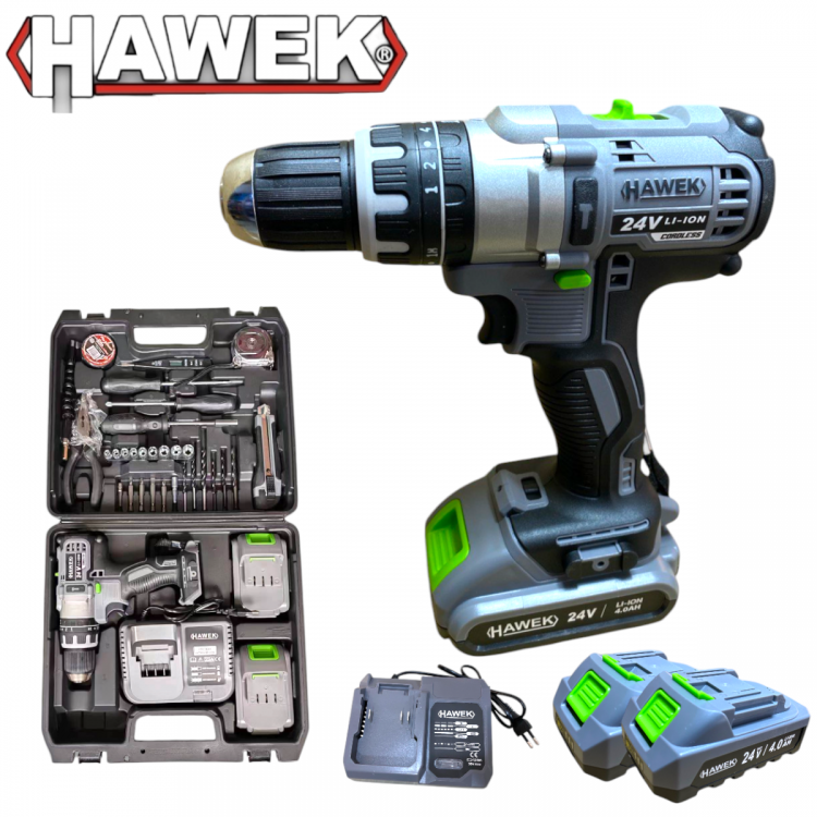 ΚΡΟΥΣΤΙΚΟ ΔΡΑΠΑΝΟΚΑΤΣΑΒΙΔΟ ΜΠΑΤΑΡΙΑΣ 24V 4AH HAWEK ΠΟΛΩΝΙΑΣ + 40 εξαρτήματα Εργαλεία ΚΡΟΥΣΤΙΚΟ ΔΡΑΠΑΝΟΚΑΤΣΑΒΙΔΟ ΜΠΑΤΑΡΙΑΣ 24V 4AH HAWEK ΠΟΛΩΝΙΑΣ + 40 εξαρτήματα Εργαλεία