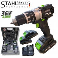 ΕΠΑΝΑΦΟΡΤΙΖΟΜΕΝΟ ΔΡΑΠΑΝΟΚΑΤΣΑΒΙΔΟ 36V 8.0AH STAHLMAYER  ΜΕ 40 ΕΞΑΡΤΗΜΑΤΑ