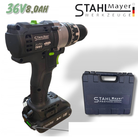 ΕΠΑΝΑΦΟΡΤΙΖΟΜΕΝΟ ΔΡΑΠΑΝΟΚΑΤΣΑΒΙΔΟ 36V 8.0AH STAHLMAYER ΜΕ 40 ΕΞΑΡΤΗΜΑΤΑ ΕΠΑΝΑΦΟΡΤΙΖΟΜΕΝΟ ΔΡΑΠΑΝΟΚΑΤΣΑΒΙΔΟ 36V 8.0AH STAHLMAYER ΜΕ 40 ΕΞΑΡΤΗΜΑΤΑ
