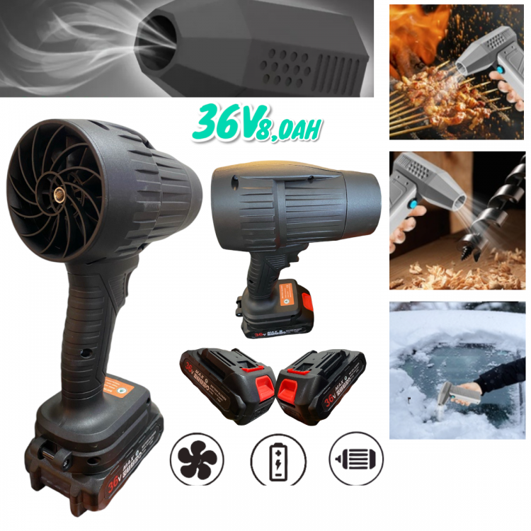 ΙΣΧΗΡΟ ΠΙΣΤΟΛΗ ΦΥΣΗΤΗΡΑΣ 36V 8.0AH ΓΙΑ ΦΥΛΛΑ, ΓΙΑ ΧΙΟΝΙ, ΓΙΑ ΠΛΥΝΤΗΡΙΑ ΑΥΤΟΚΙΝΗΤΟΥ ΚΑΙ ΜΠΑΡΜΠΕΚΙΟΥ. 2 ΜΠΑΤΑΡΙΕΣ