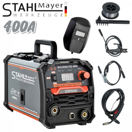 ΗΛΕΚΤΡΟΚΟΛΛΗΣΗ ΣΥΡΜΑΤΟΣ ΚΑΙ ΗΛΕΚΤΡΟΔΙΟΥ 2в1 400А STAHLMAYER-Pro ΙΝVERTER ΗΛΕΚΤΡΟΚΟΛΛΗΣΗ ΣΥΡΜΑΤΟΣ ΚΑΙ ΗΛΕΚΤΡΟΔΙΟΥ 2в1 400А STAHLMAYER-Pro ΙΝVERTER