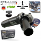 Ηλεκτρικός γωνιακός τροχοσ 125mm 1400W STAHLMAYER BLACK με ρύθμιση ταχύτητας + 10 δίσκους για μέταλλο.