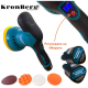 Επαναφορτιζόμενο γυαλιστικό μηχάνημα 24V 5AH KRONBERG 125mm με 2 μπαταρίες και ρύθμιση ταχύτητας
