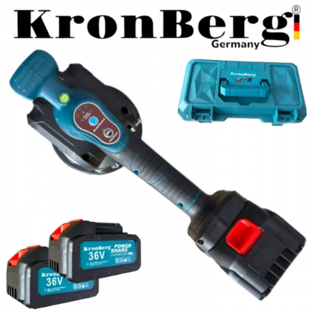 KRONBERG Βεντούζα-δονητής Πλακιδίων 36V 10AH 2 Μπαταρίες σε Βαλίτσα 150kg KRONBERG Βεντούζα-δονητής Πλακιδίων 36V 10AH 2 Μπαταρίες σε Βαλίτσα 150kg