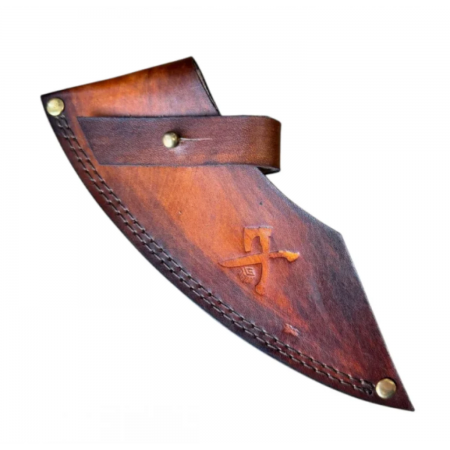Ξύλινο Χειροποίητο Ξυλόγλυπτο Τσεκούρι με Θήκη από Γνήσιο Δέρμα Ξύλινο Χειροποίητο Ξυλόγλυπτο Τσεκούρι με Θήκη από Γνήσιο Δέρμα
