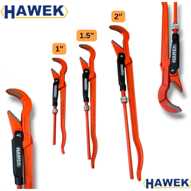 Σετ υδραυλικών κλειδιών HAWEK – 45° - 1", 1,5" και 2" Σετ υδραυλικών κλειδιών HAWEK – 45° - 1", 1,5" και 2"