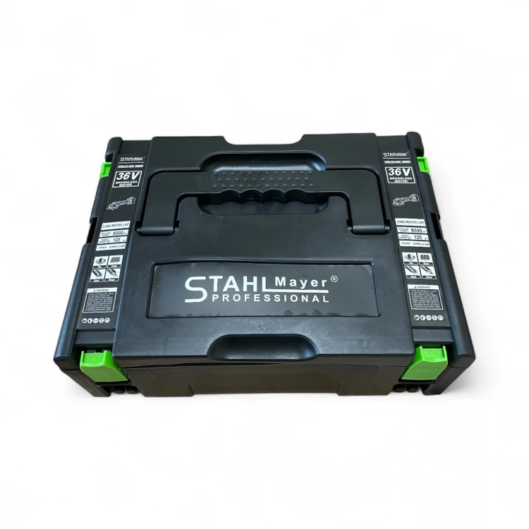 ΕΠΑΝΑΦΟΡΤΙΖΩΜΕΝΟΣ ΓΩΝΙΑΚΟΣ ΤΡΟΧΟΣ 36V 8.0AH STAHLMAYER-BLACK PRO