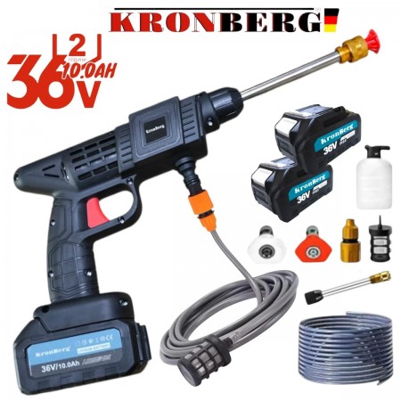 ΠΛΥΣΤΙΚΟ ΜΠΑΤΑΡΙΑΣ KRONBERG 36V 10.0AH - 26 BAR