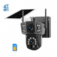Ηλιακή κάμερα 4G με κάρτα SIM, διπλό φακό IPC-V380-P3