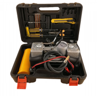 Αεροσυμπιεστης ελαστικων με   Διπλό Εμβολο Μεταλλικό 12V 20A