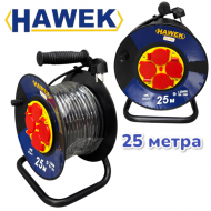 Επέκταση καρουλιού καλωδίου 25 μέτρα HAWEK