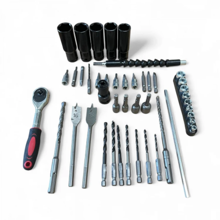 ΣΕΤ 7 ΣΕ 1 ΤΡΥΠΑΝH, ΔΡΑΠΑΝΟΚΑΤΣΑΒΙΔΟ,ΜΠΟΥΛΟΝΟΚΛΕΙΔΟ, ΓΩΝΙΑΚΟ ΤΡΟΧΟ, ΣΠΑΘΟΠΡΙΟΝΟ, ΑΛΥΣΟΠΡΙΟΝΟ ΚΑΙ ΛΑΜΠΤΗΡΑ LED 36V 10AH - ΜΕ 4 ΜΠΑΤΑΡΙΕΣ ΚΑΙ ΕΞΑΡΤΗΜΑΤΑ ΣΕ ΜΑΥΡΗ ΘΗΚΗ STAHLMAYER ΣΕΤ 7 ΣΕ 1 ΤΡΥΠΑΝH, ΔΡΑΠΑΝΟΚΑΤΣΑΒΙΔΟ,ΜΠΟΥΛΟΝΟΚΛΕΙΔΟ, ΓΩΝΙΑΚΟ ΤΡΟΧΟ, ΣΠΑΘΟΠΡΙΟΝΟ, ΑΛΥΣΟΠΡΙΟΝΟ ΚΑΙ ΛΑΜΠΤΗΡΑ LED 36V 10AH - ΜΕ 4 ΜΠΑΤΑΡΙΕΣ ΚΑΙ ΕΞΑΡΤΗΜΑΤΑ ΣΕ ΜΑΥΡΗ ΘΗΚΗ STAHLMAYER