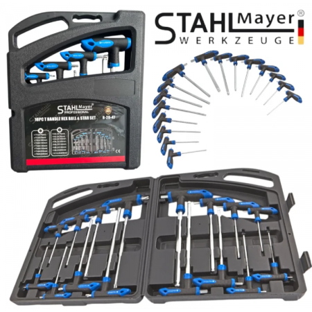 ΣΕΤ ΕΞΑΓΩΝΩΝ ΚΑΙ TORX ΜΕ ΛΑΒΗ 16 ΤΕΜΑΧΙΩΝ STAHLMAYER