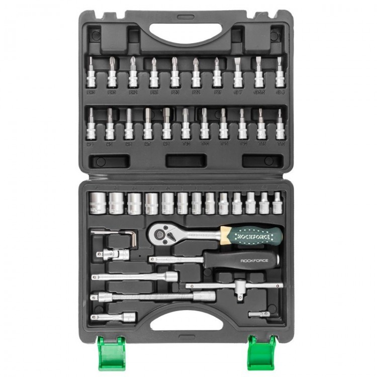 ΣΕΤ ΚΑΡΥΔΑΚΙΑ ΚΑΣΤΑΝΙΕΣ 1/4″ 46 Piece RockForce RF-2462-5