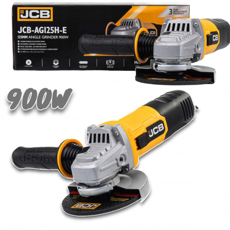 Ηλεκτρικός γωνιακός τροχός JCB AG125H-E 900W 125mm