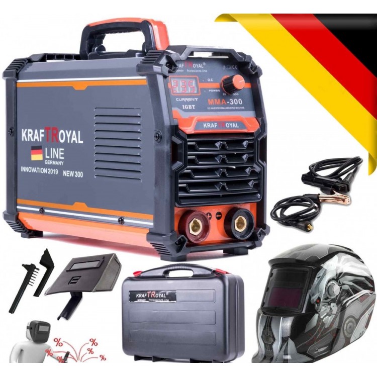 Ηλεκτροκολληση Inverter Electric 350A German + Αυτοματη μασκα , με βαλίτσα Kraft Royal - Αδιάβροχη Ηλεκτροκολληση Inverter Electric 350A German + Αυτοματη μασκα , με βαλίτσα Kraft Royal - Αδιάβροχη