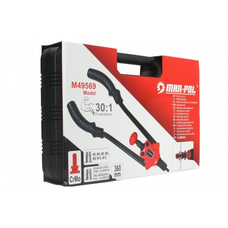 Σετ Χειροκίνητο σετ παξιμαδιών με πριτσίνια 360mm MAR POL ΠΟΛΩΝΙΚΟ Σετ Χειροκίνητο σετ παξιμαδιών με πριτσίνια 360mm MAR POL ΠΟΛΩΝΙΚΟ