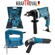 3 ΣΕ 1 ΗΛΕΚΤΡΙΚΑ ΓΩΝΙΑΚΟΣ ΤΡΟΧΟΣ, ΣΕΓΑ ΚΑΙ 	ΤΡΥΠΑΝΙ KRAFTROYAL