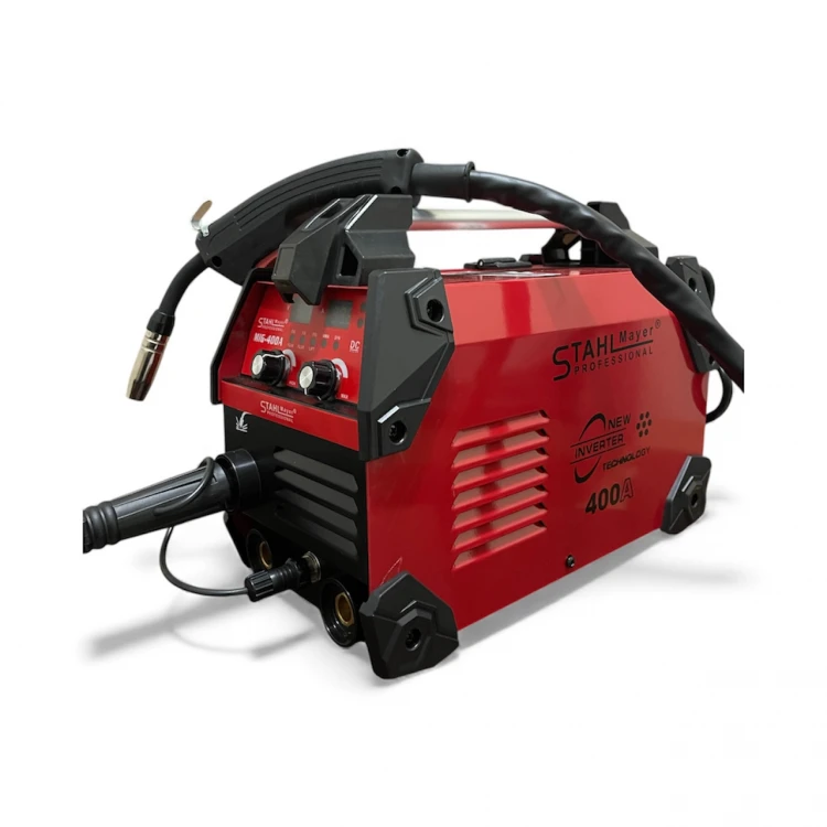 Μηχανή συγκόλλησης MIG, MAG, MMA χωρίς αέριο 400A STAHLMAYER-RED Μηχανή συγκόλλησης MIG, MAG, MMA χωρίς αέριο 400A STAHLMAYER-RED