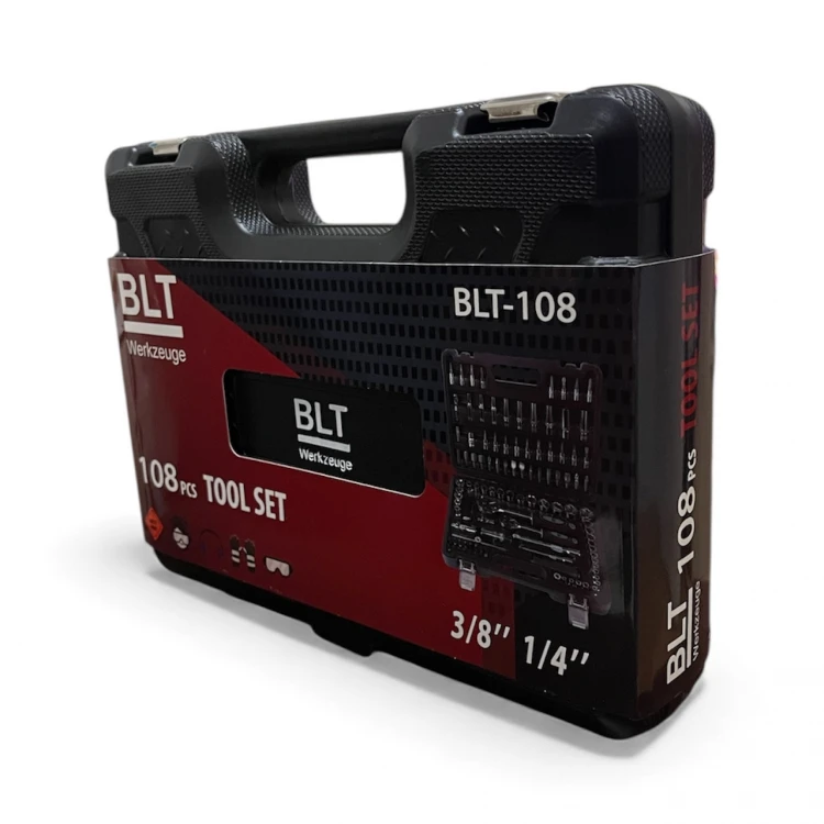 ΣΕΤ ΚΑΡΥΔΑΚΙΑ ΜΕ ΚΑΣΤΑΝΙΕΣ 108 τεμαχίων 1/4" & 3/8" BLT Werkzeuge ΣΕΤ ΚΑΡΥΔΑΚΙΑ ΜΕ ΚΑΣΤΑΝΙΕΣ 108 τεμαχίων 1/4" & 3/8" BLT Werkzeuge