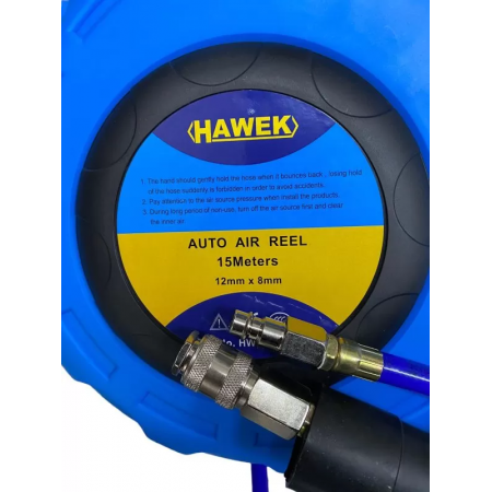 Αυτόματο κύλινδρο λάστιχου αέρα HAWEK 15m 8x12mm Αυτόματο κύλινδρο λάστιχου αέρα HAWEK 15m 8x12mm