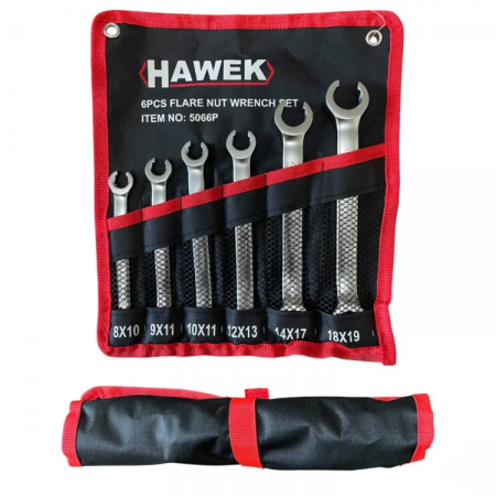 ΣΕΤ ΚΛΕΙΔΙΩΝ ΚΟΜΜΕΝΑ HAWEK 6 ΤΕΜΑΧΙΩΝ