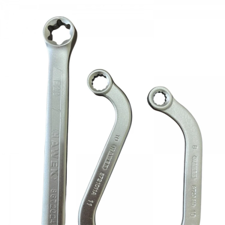 Σετ ειδικών κλειδιών σε σχήμα S, σε σχήμα C, E-Torx, 14 τεμάχια HAWEK, HW-2054 Σετ ειδικών κλειδιών σε σχήμα S, σε σχήμα C, E-Torx, 14 τεμάχια HAWEK, HW-2054