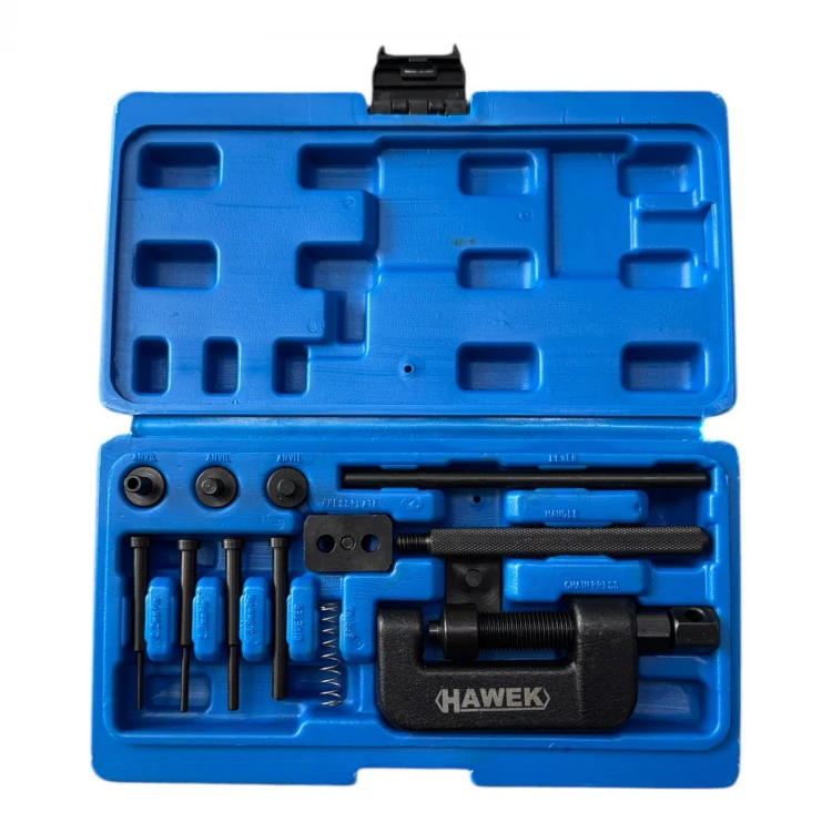 Επαγγελματικό κιτ ξεμπέρδεματος και πριτσινώματος αλυσίδας HAWEK, HW-1103 Επαγγελματικό κιτ ξεμπέρδεματος και πριτσινώματος αλυσίδας HAWEK, HW-1103