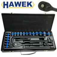 ΣΕΤ ΚΑΡΥΔΑΚΙΑ ΚΡΟΥΣΗΣ 24 ΤΕΜΑΧΙΑ 1/2 ΕΩΣ 24 MM HAWEK