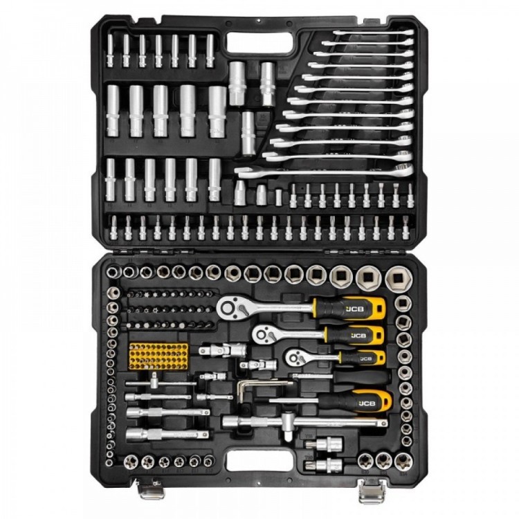JCB 1/4“3/8“1/2“ JCB-38841  Βαλίτσα με 216 Εργαλεία