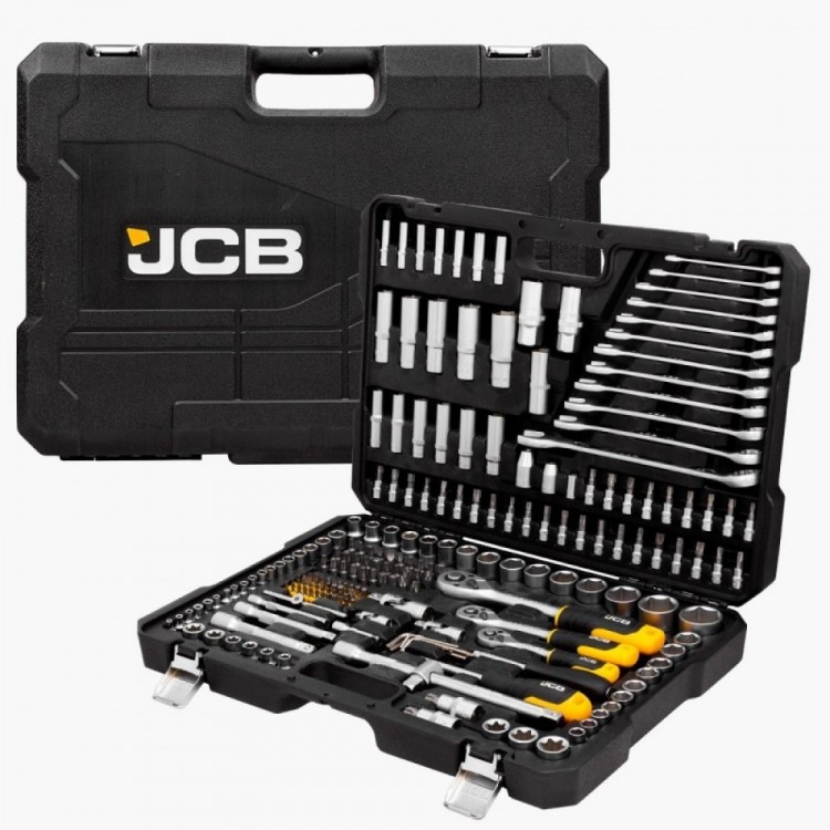 JCB 1/4“3/8“1/2“ JCB-38841  Βαλίτσα με 216 Εργαλεία