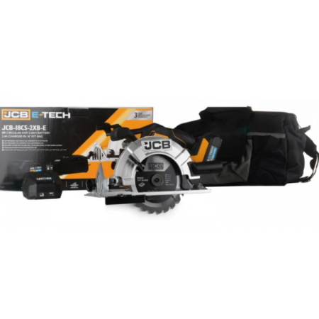 Επαναφορτιζόμενο δισκοπρίονο JCB 18CS-2XB-E, 18 V, 165 mm, με μπαταρία και φορτιστή Επαναφορτιζόμενο δισκοπρίονο JCB 18CS-2XB-E, 18 V, 165 mm, με μπαταρία και φορτιστή