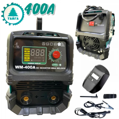 Ηλεκτρокόλληση Inverter 400A με Οθόνη TAIGA μεγάλη INVERTER