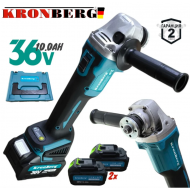 Ασύρματος Γωνιακός Τροχός 125mm KRONBERG 36V 10AH 