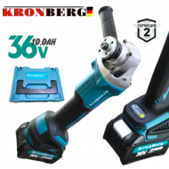 Ασύρματος Γωνιακός Τροχός 125mm KRONBERG 36V 10AH 