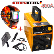 Μηχανή συγκόλλησης KRONBERG με ηλεκτρόδιο 400A με οθόνη + δώρο ηλιακή μάσκα (κράνος)