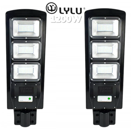LYLU Ηλιακές Λάμπες LED 1200W 2 τεμάχια