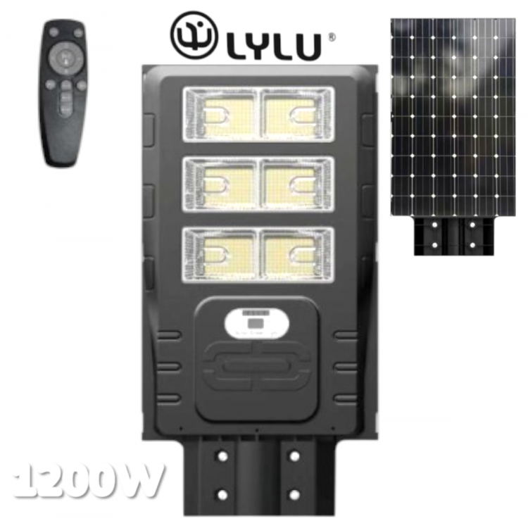 Ηλιακή λάμπα LED  1200W LYLU Spotlight 6 τμημάτων