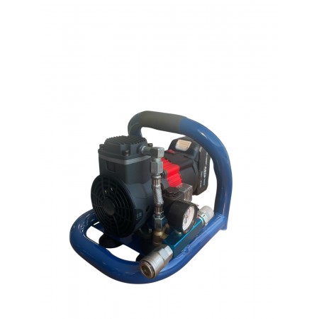 Eπαναφορτιζομενος αεροσυμπιεστής γενικής χρήσης χωρίς ψήκτρες με 2 μπαταρίες KraftTRoyal Eπαναφορτιζομενος αεροσυμπιεστής γενικής χρήσης χωρίς ψήκτρες με 2 μπαταρίες KraftTRoyal