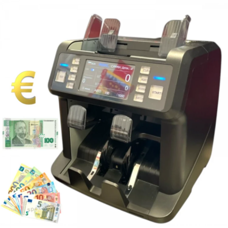 Επαγγελματική Μηχανή Καταμέτρησης Χρημάτων Μετρητής Χαρτονομισμάτων Πολλαπλών Νομισμάτων 