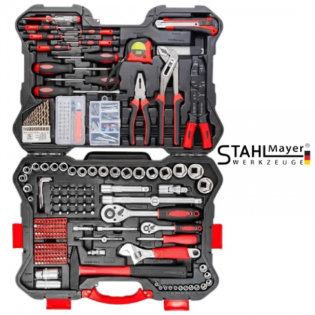 Σετ καρυδακια και καστανιες 303 τεμάχια 1/2″ 1/4″ STAHLMAYER