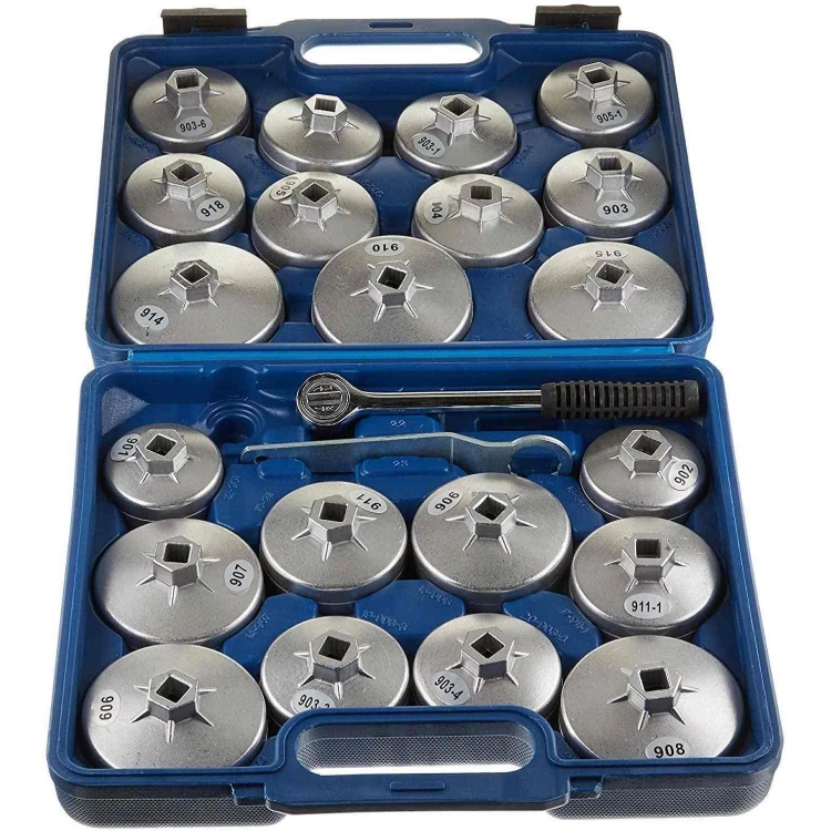 Κλειδιά φίλτρου λαδιού Forsage, γενικής χρήσης 1/2", σετ 23 τεμαχίων