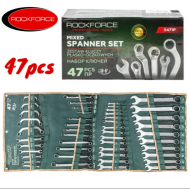 Επαγγελματικό Σετ Κλειδιών ROCKFORCE 47 τεμάχια