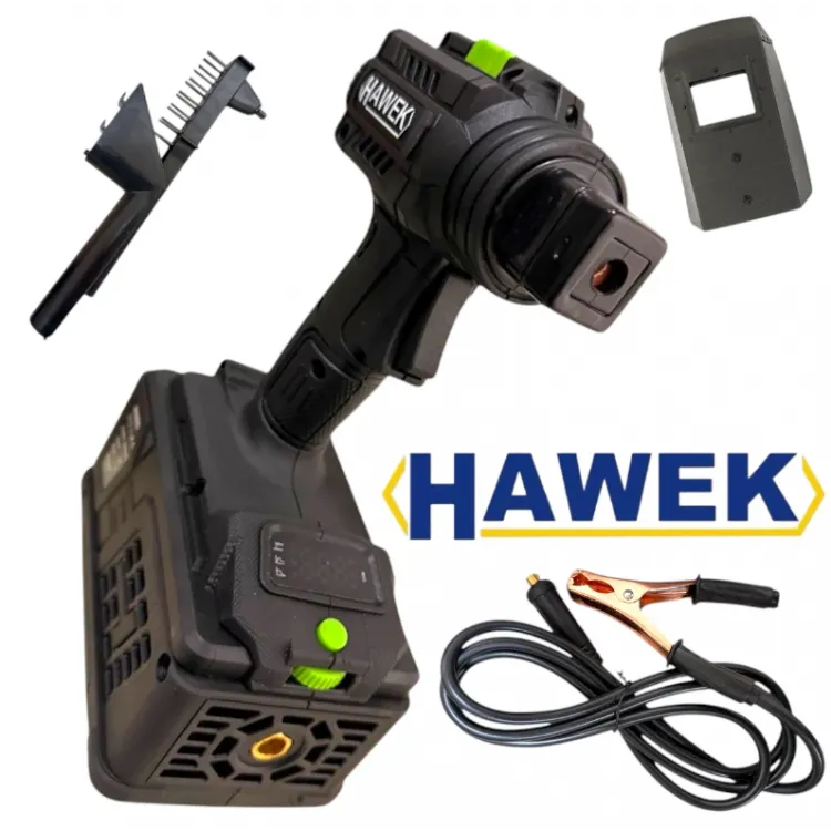 Επαγγελματικό φορητό πιστόλι ηλεκτροκολλησης inverter με οθόνη, HAWEK 400A