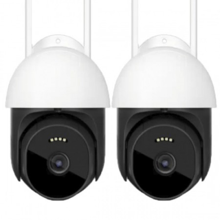 2 ΤΕΜΑΧΙΑ SMART ΚΑΜΕΡΑ ΑΣΦΑΛΕΙΑΣ 4G 360° IP PTZ