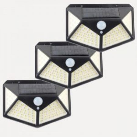 SOLAR MOTION LIGHT 3 ΤΕΜΑΧΙΑ 270 ° ΑΔΙΑΒΡΟΧΗ ΗΛΙΑΚΗ ΛΑΜΠΑ ΚΗΠΟΥ